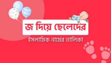 জ দিয়ে ছেলেদের ইসলামিক নাম